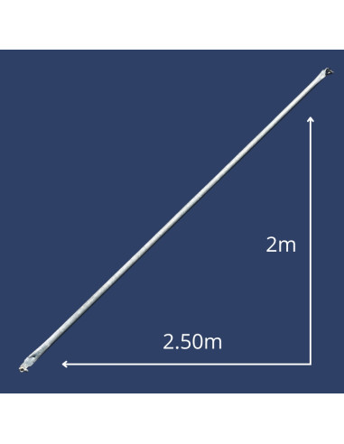 Diagonale verticale DV 2.50 x 2m - M368 - Ancien modèle - TUBESCA-COMABI - Occasion