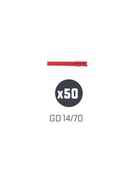 1 x Sachet de 50 chevilles