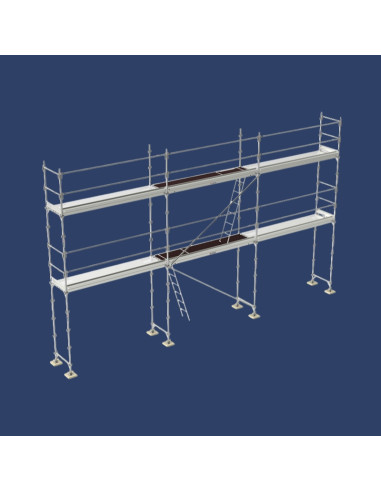 Lot échafaudage fixe économique 57m² - R200 - TUBESCA-COMABI - OCCASION