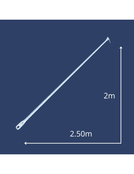 Diagonale Verticale Indexée 2.50x2m - RCM25 - TUBESCA-COMABI - Occasion