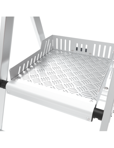 Plancher antidérapant en aluminium