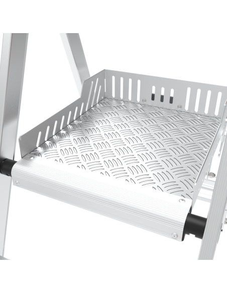 Plancher antidérapant en aluminium