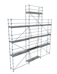 Lot Échafaudage Pignon 88m² - R200 Acier - TUBESCA-COMABI