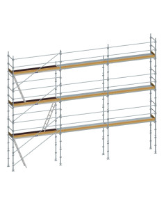 Lot Fixe Façade 80 m² - F3000 Acier - DUARIB GARDE-CORPS LISSES PLANCHERS ACIER
