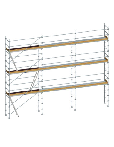 Lot Fixe Façade 80 m² - F3000 Acier - DUARIB GARDE-CORPS LISSES PLANCHERS ACIER
