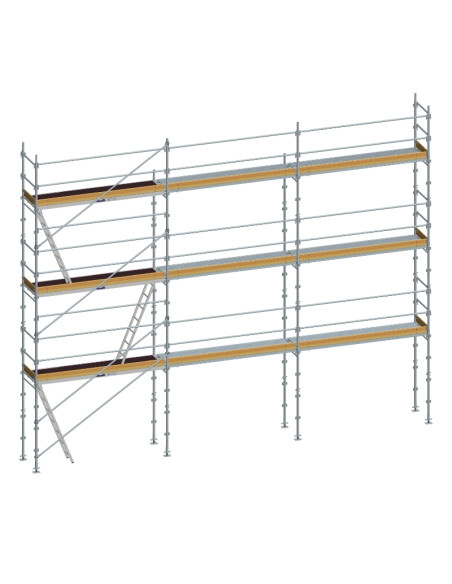 Lot Fixe Façade 80 m² - F3000 Acier - DUARIB GARDE-CORPS LISSES PLANCHERS ACIER