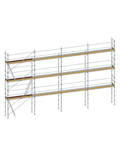 Lot Fixe Façade 104 m² - F3000 Acier - DUARIB GARDE CORPS LISSES ET PLANCHERS ACIERS